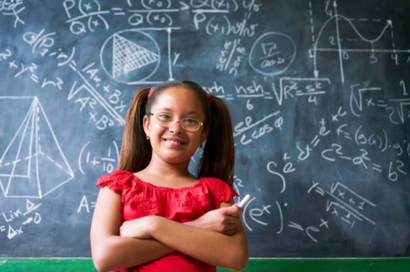 Impact of Bilingualism on Academic Success - child learning math